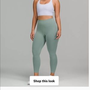 Lululemon Wunder Train  Contour Leggings Length 25